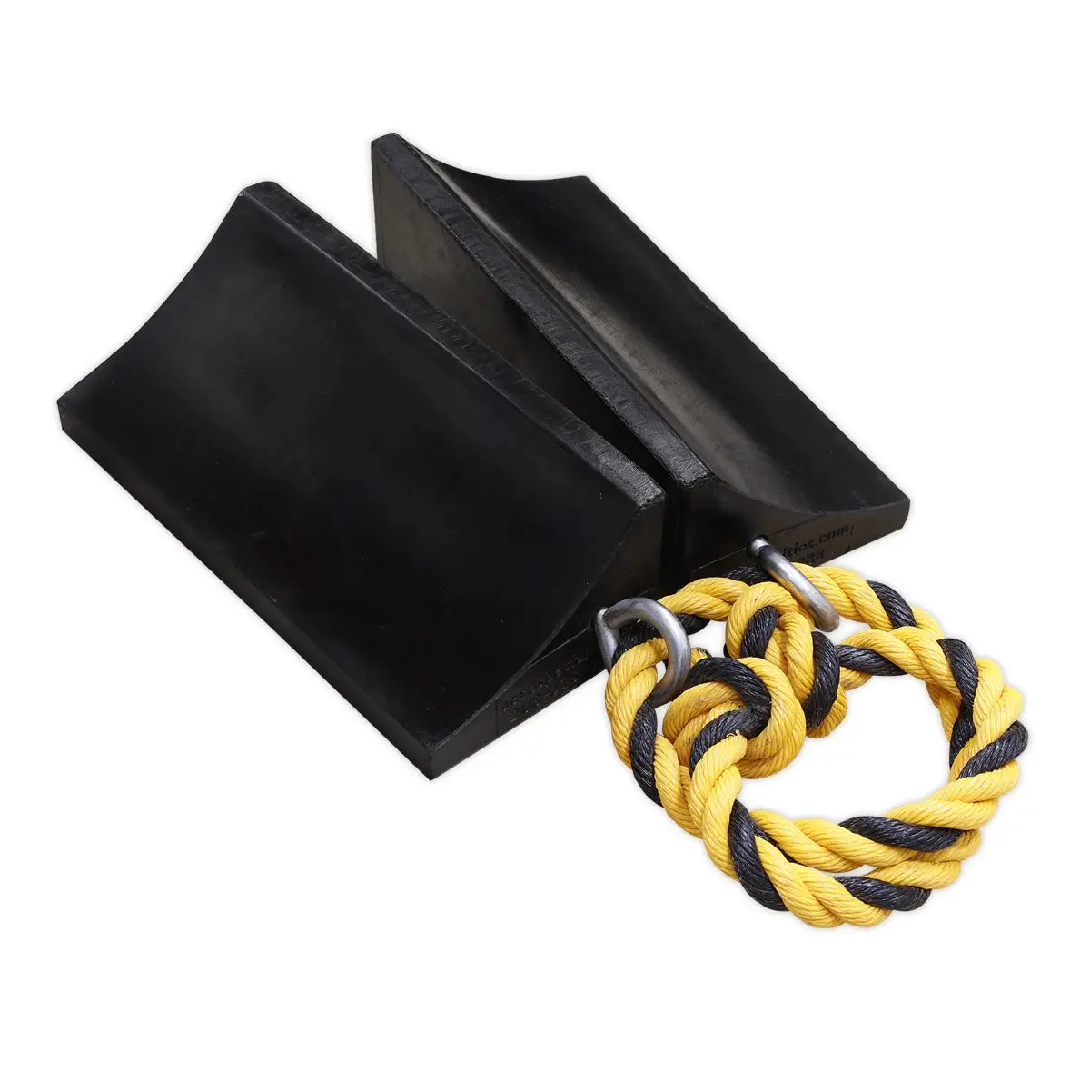 Sealey Rubber Wheel Chocks Heavy-Duty - Pair - Image 3