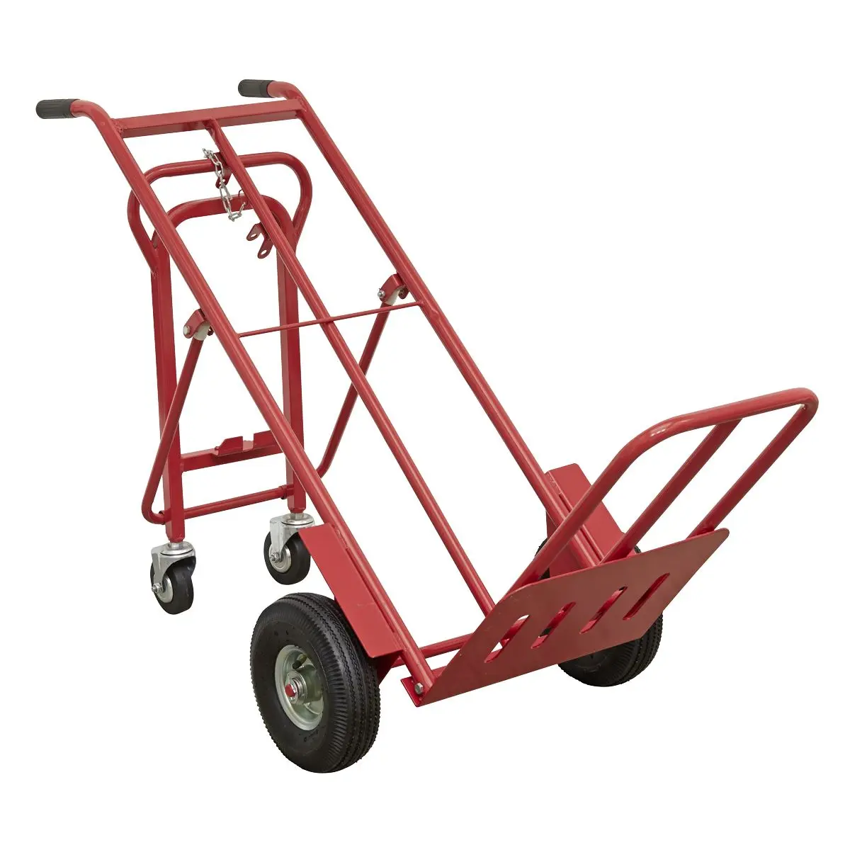 Sealey 3-in-1 Sack Truck with Pneumatic Tyres 250kg Capacity - Image 9