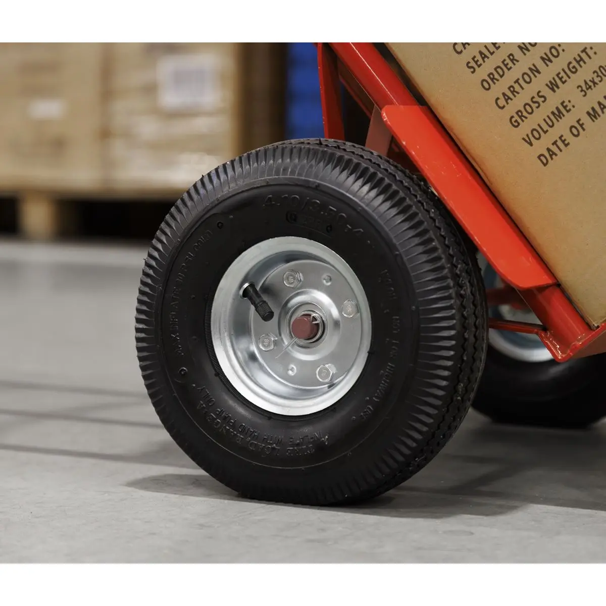 Sealey Sack Truck with Pneumatic Tyres 200kg Capacity - Image 5