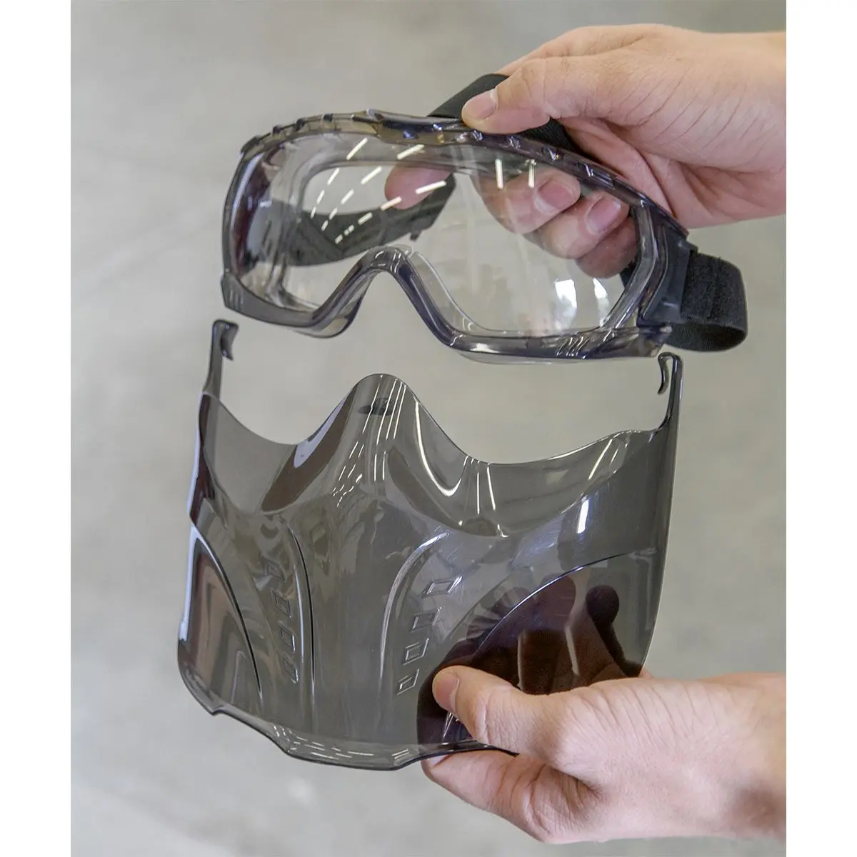 Sealey Safety Goggles With Detachable Face Shield - Image 3