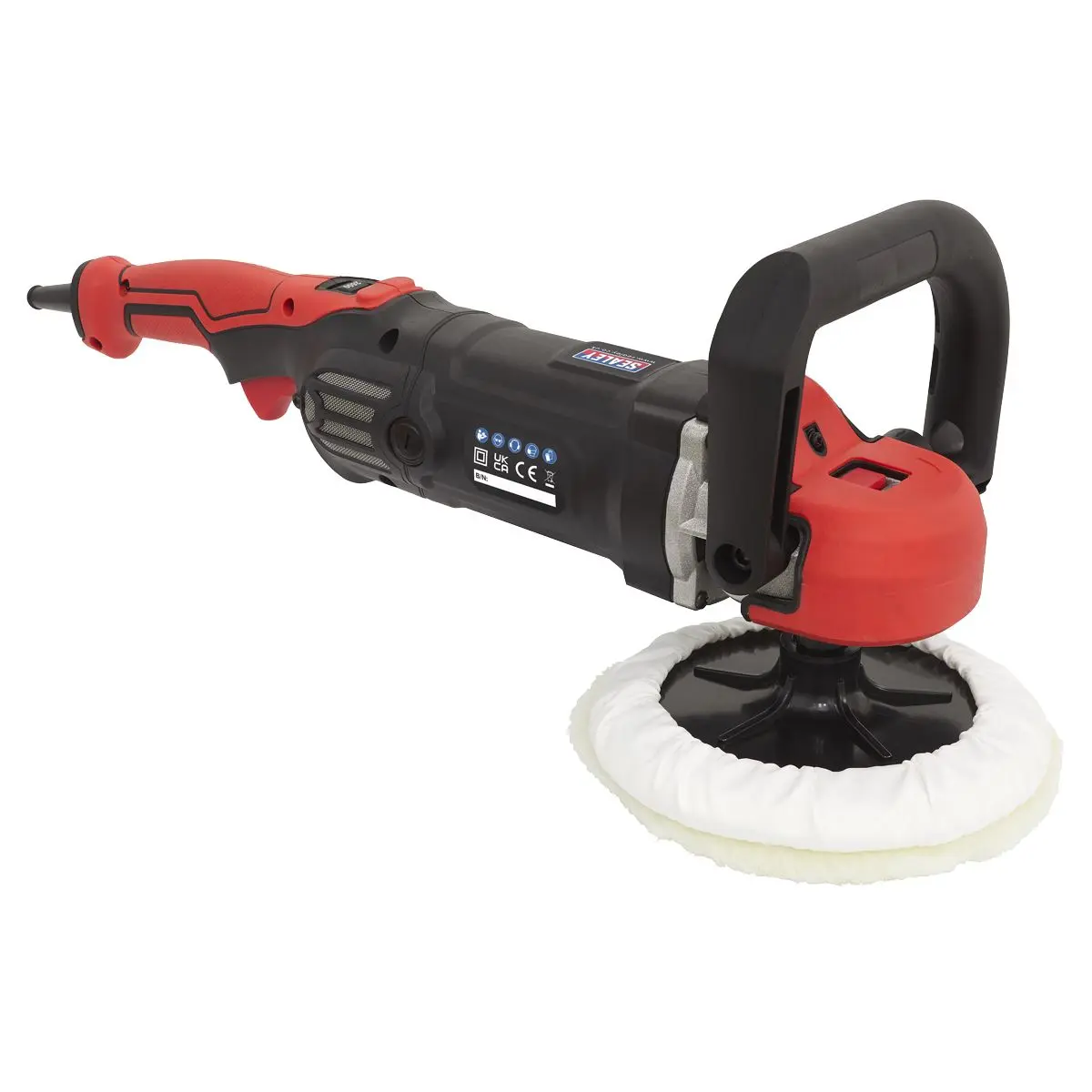 Sealey Sander/Polisher Ø180mm Variable Speed 1400W/230V - Image 4