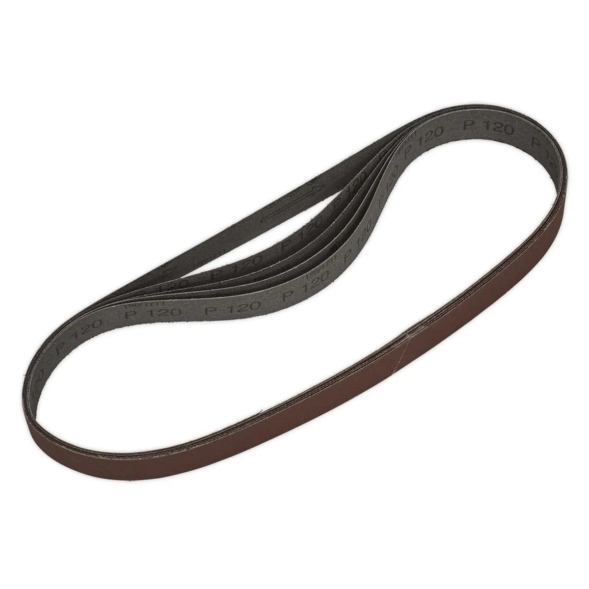 Sealey Sanding Belt 25 x 762mm 120Grit Pack of 5