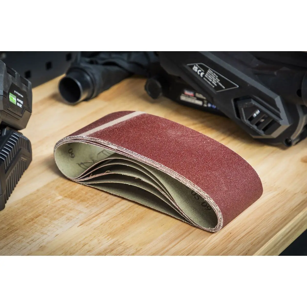 Sealey Sanding Belt 76 x 457mm 120Grit Pack of 5 - Image 6