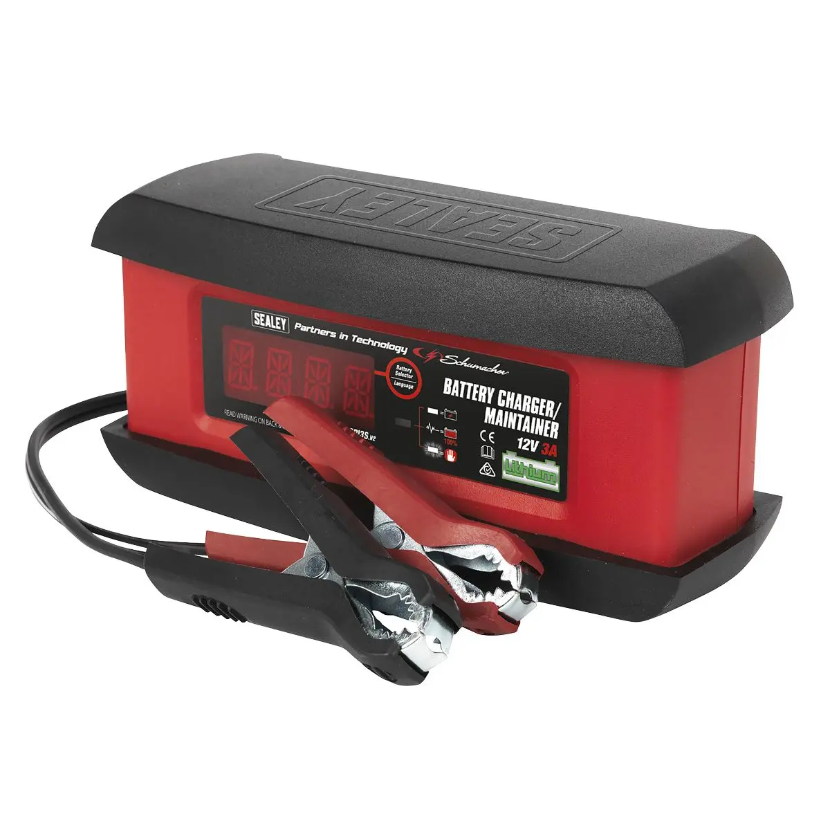 Sealey Schumacher Schumacher® Intelligent Lithium Battery Charger/Maintainer 3Amp 12V - Image 5