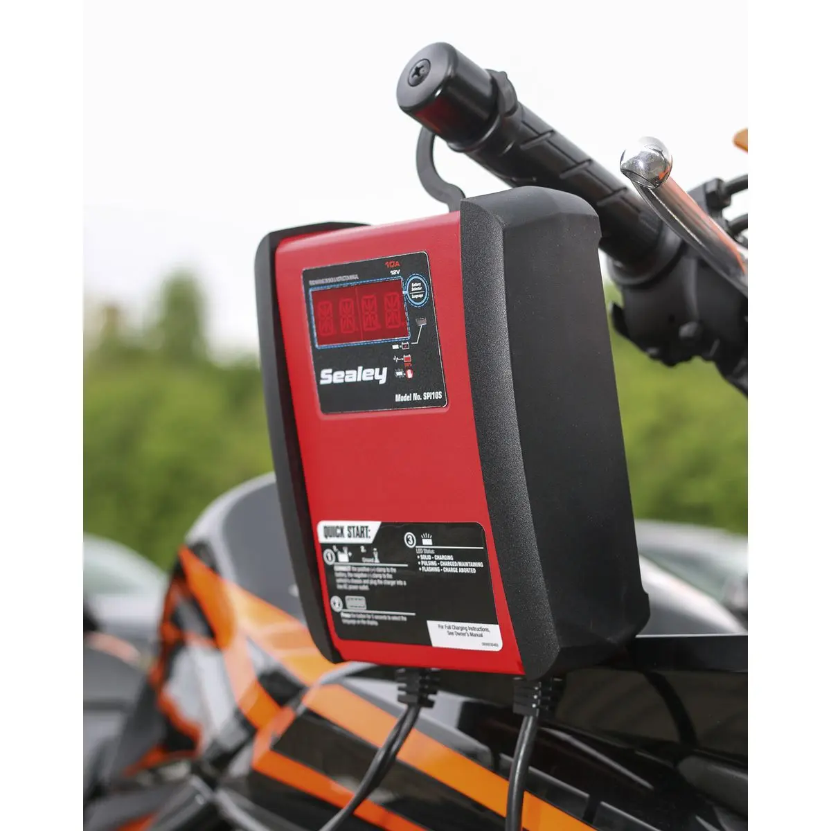 Sealey Intelligent Speed Charge Battery Charger/Maintainer 10A 12V - Image 5