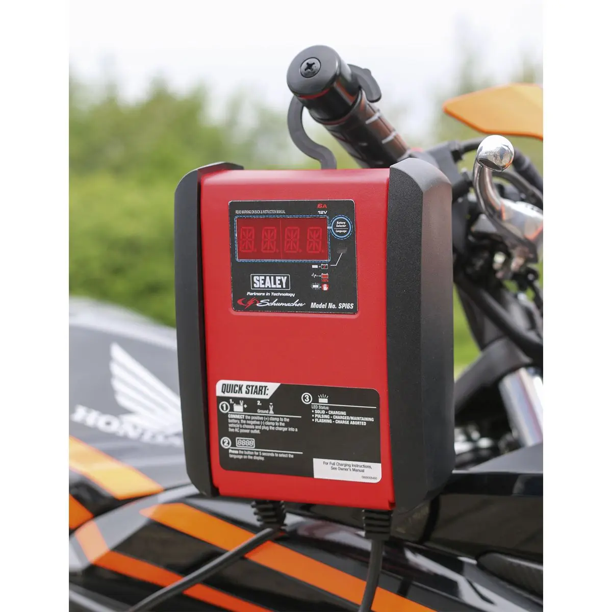 Sealey Intelligent Speed Charge Battery Charger/Maintainer 6A 12V - Image 3