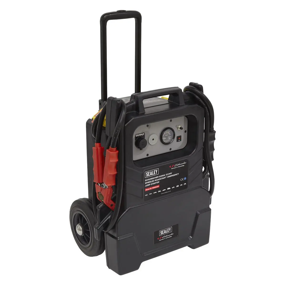 Sealey Schumacher Schumacher® Wheeled RoadStart® Emergency Jump Starter 12/24V 1500hp - Image 3