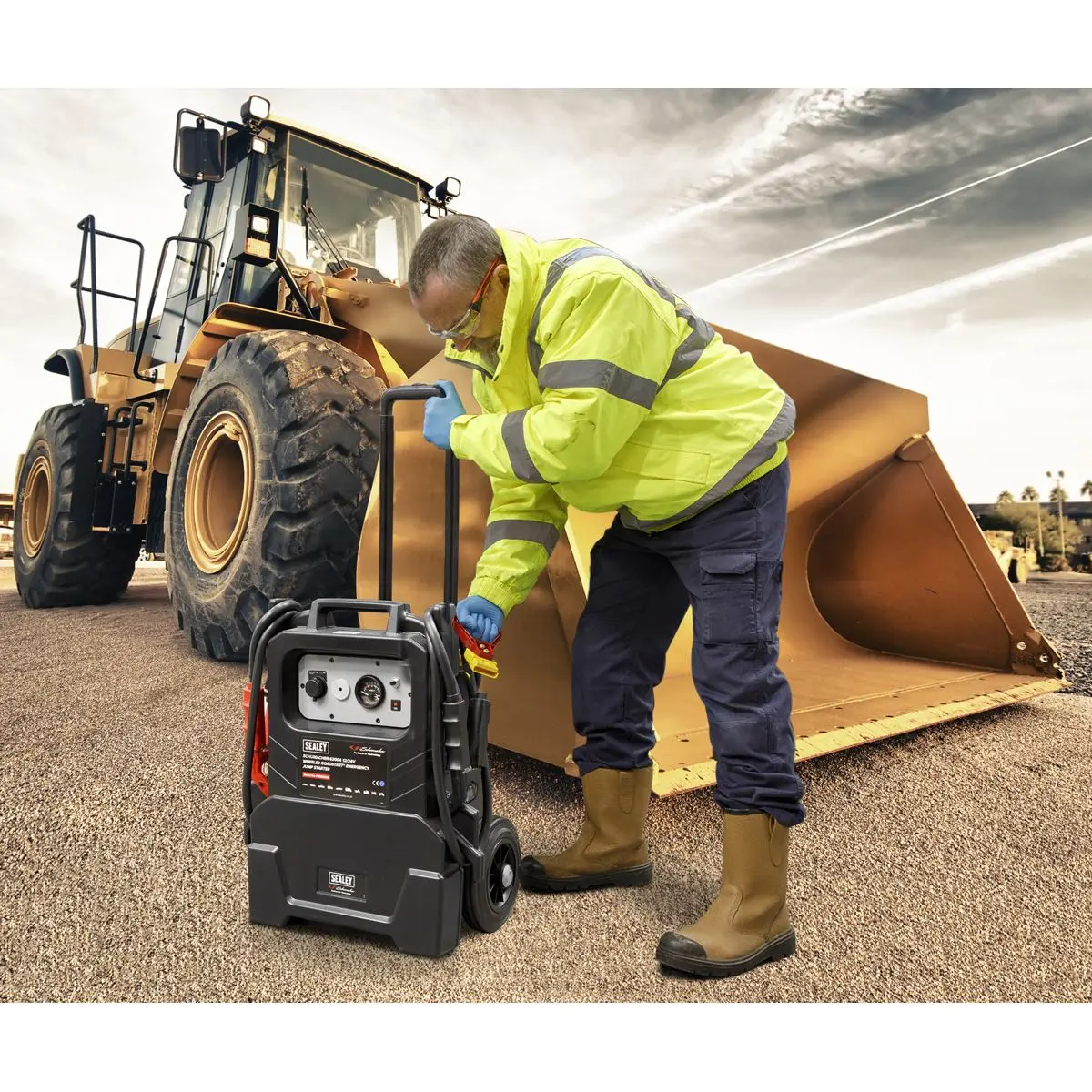 Sealey Schumacher Schumacher® Wheeled RoadStart® Emergency Jump Starter 12/24V 1500hp - Image 8