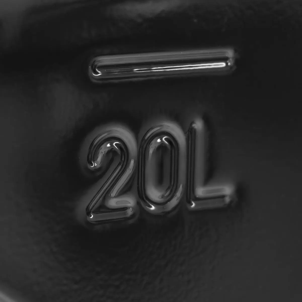 Sealey Screw Cap Metal Jerry Can 20L - Black - Image 4
