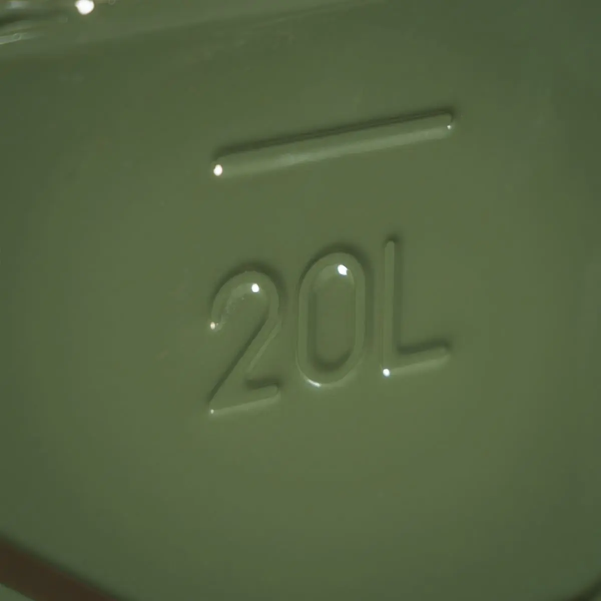 Sealey Screw Cap Metal Jerry Can 20L - Green - Image 6
