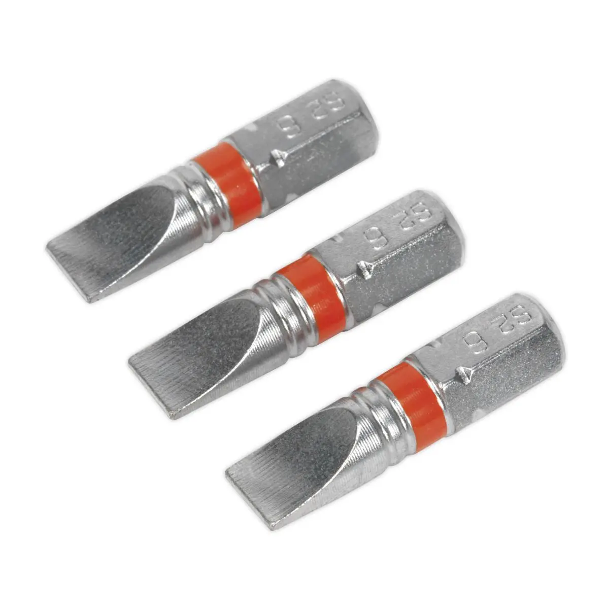 Sealey Screwdriver Bits Colour Coded S2 Steel 3 Pack Pozi Phillips Slotted 25mm 75mm - Image 42