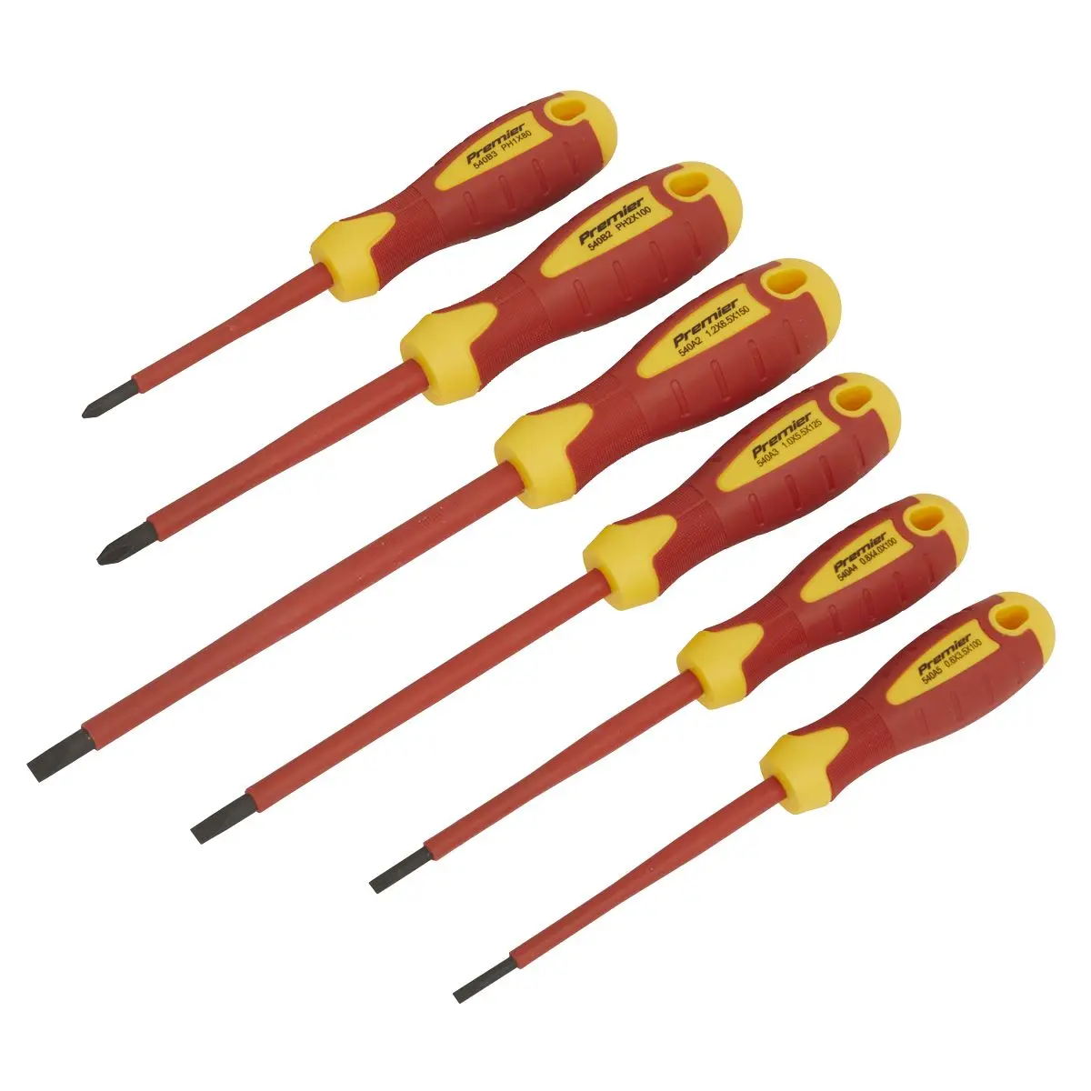 Sealey Premier Screwdriver Set 6pc VDE Approved