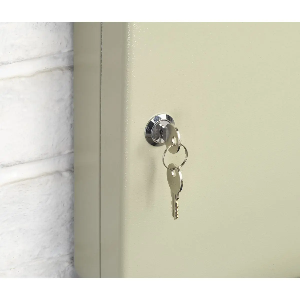 Sealey Security Key Cabinet with 20 Key Tags Coloured Wall Mounted - Image 2