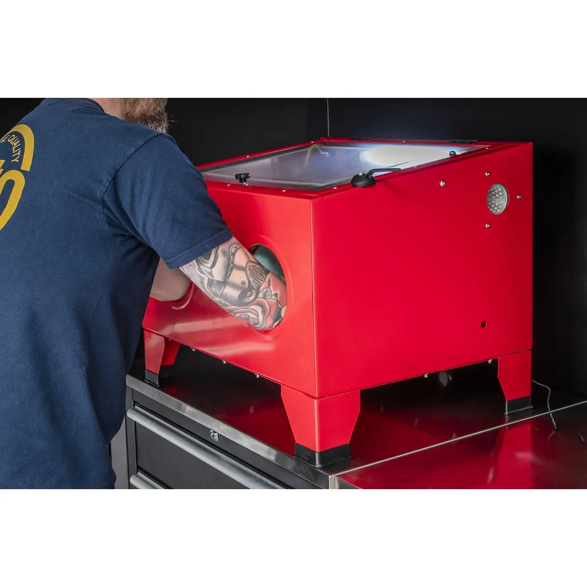 Sealey Shot Blast Cabinet with Gun 640 x 490 x 490mm - Image 3