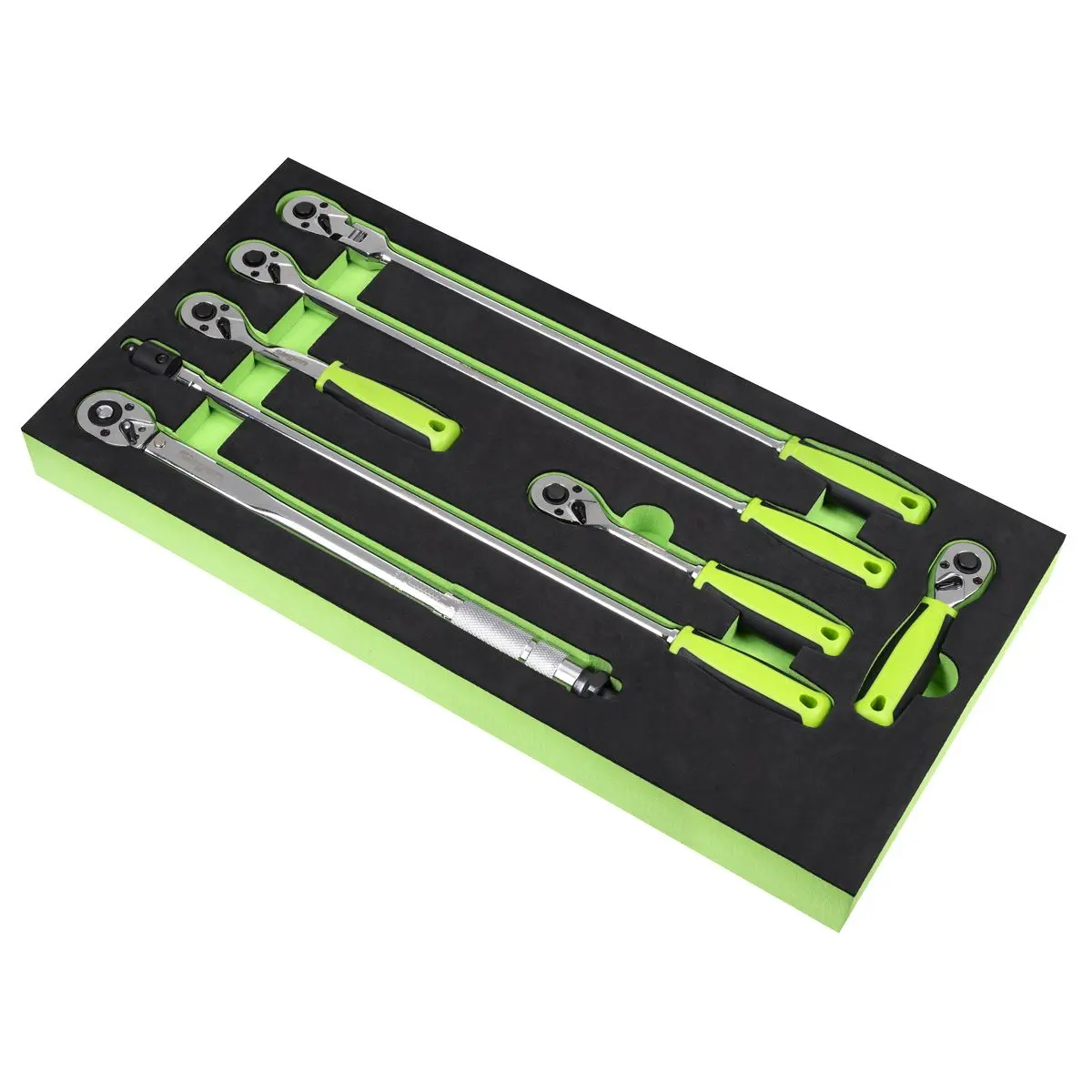 Sealey Siegen Ratchet Wrench, Breaker Bar & Torque Wrench Set 3/8"Sq Drive 7pc - Image 6