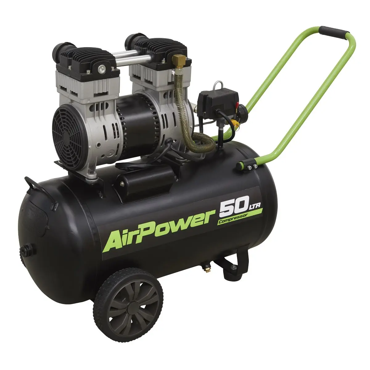 Sealey 50L Low Noise Direct Drive Air Compressor 1.6hp - Image 8