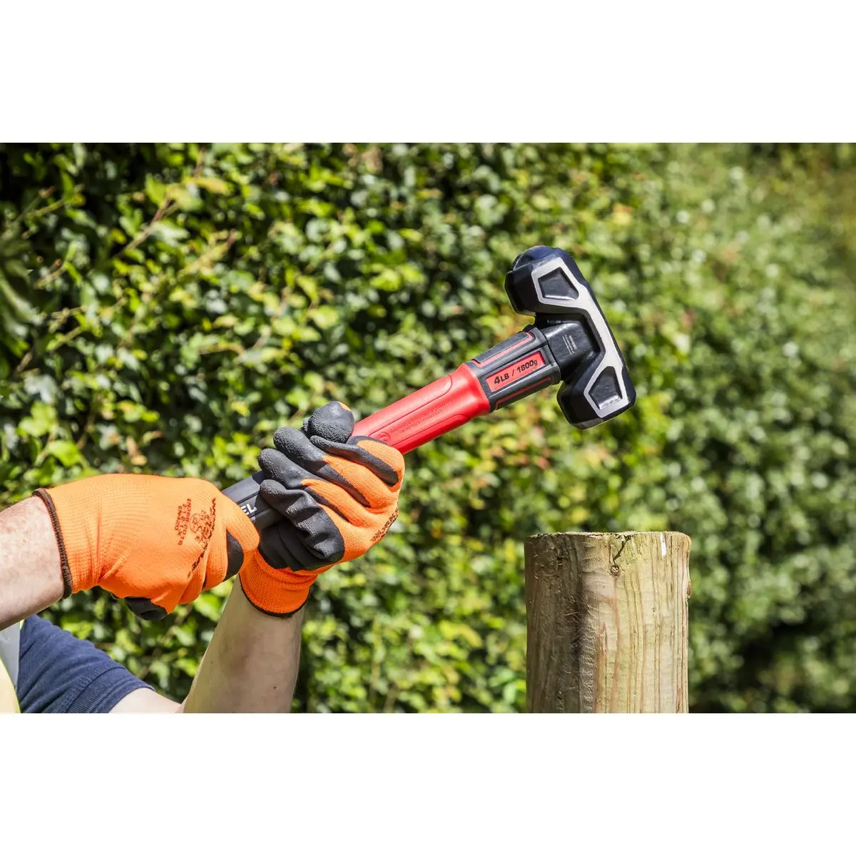 Sealey Sledge Hammer Graphite 4lb Short Handle Premier - Image 5