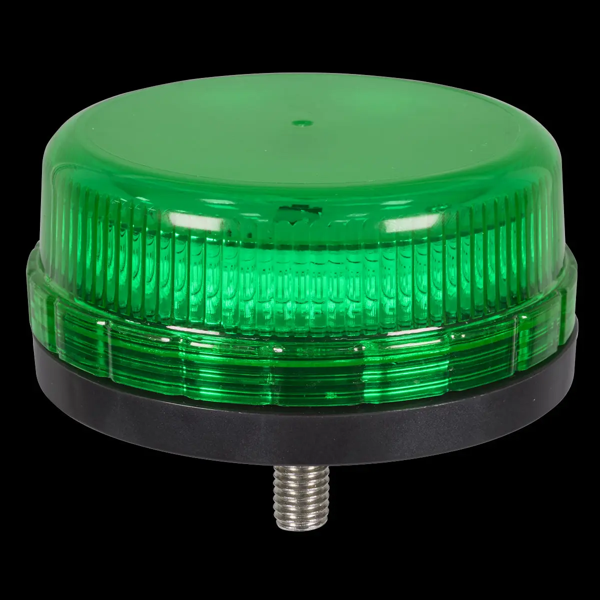 Sealey SMD LED Rotating Flashing Warning Beacon with 12mm Bolt Fixing - Green 12/24V