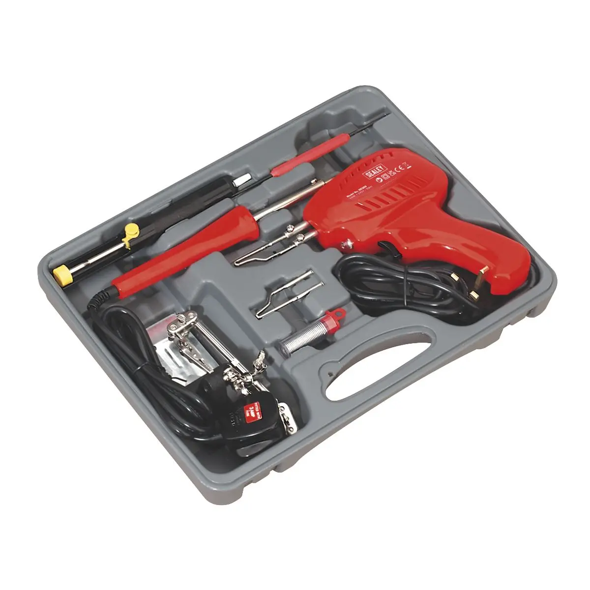 Sealey Soldering Gun/Iron Kit 8pc 230V - Image 2
