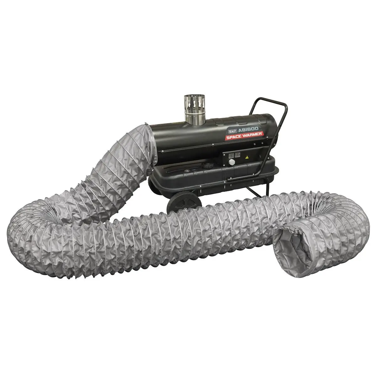 Sealey Space Warmer® Indirect Kerosene/Diesel Heater 68,000Btu/hr with 5M Ducting