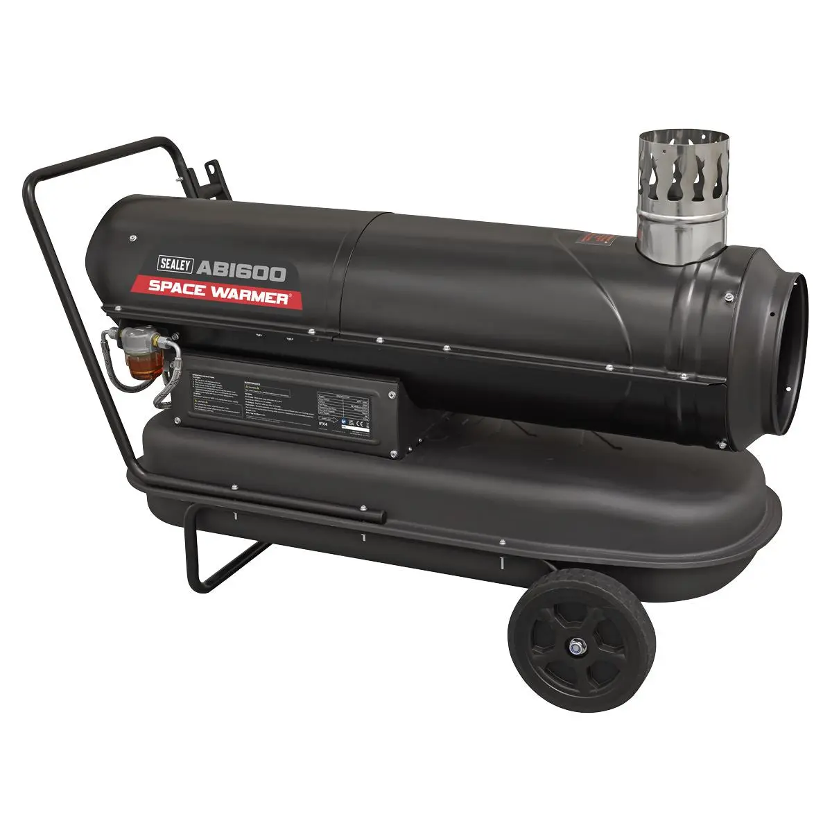 Sealey Space Warmer® Indirect Kerosene/Diesel Heater 68,000Btu/hr with 5M Ducting - Image 3