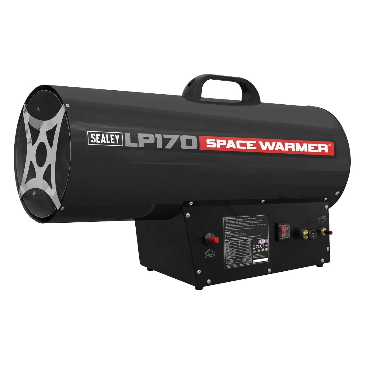 Sealey Space Warmer® Propane Heater 102,000-170,000Btu/hr (30-50kW) - Image 6