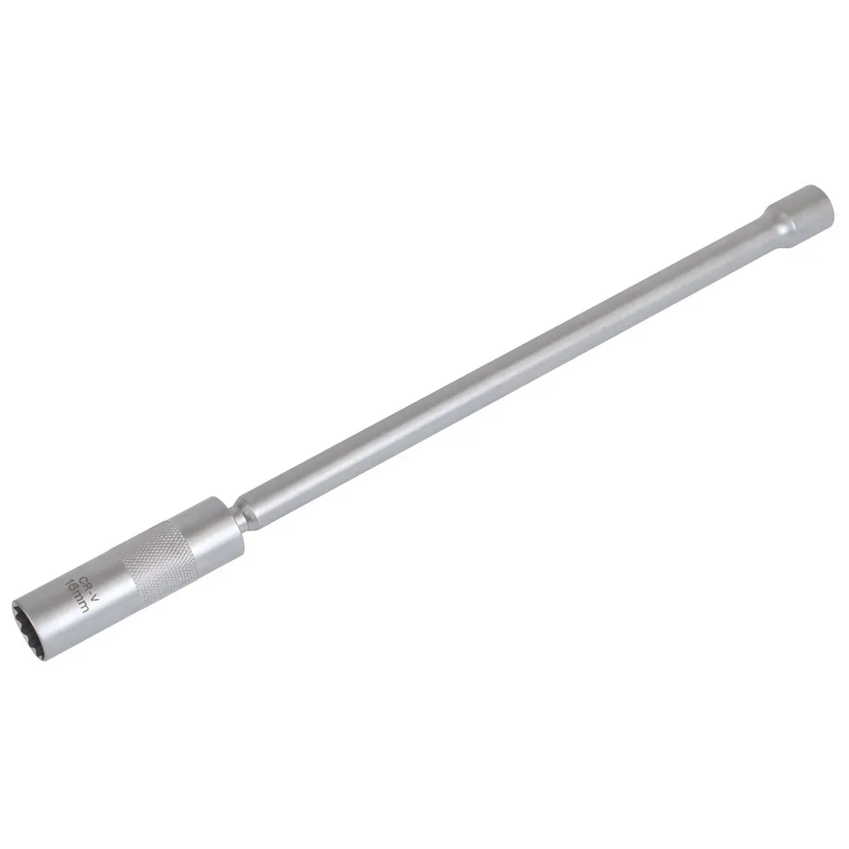 Sealey Spark Plug Socket with Universal Joint & Extension 3/8"Sq Drive 12-Point 16mm - Image 3