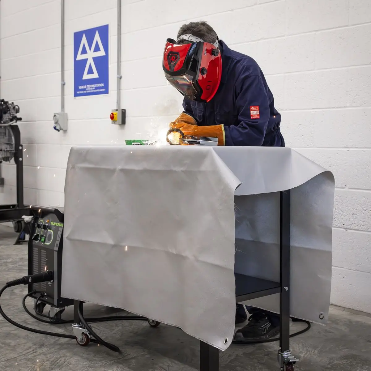 Sealey Spark-Proof Welding Blanket 1800mm x 1300mm - Image 6