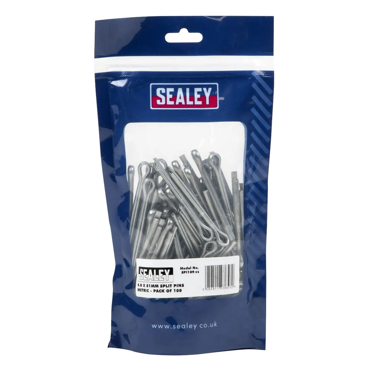 Sealey Split Pin 4.8 x 51mm Pack of 100 - Image 2