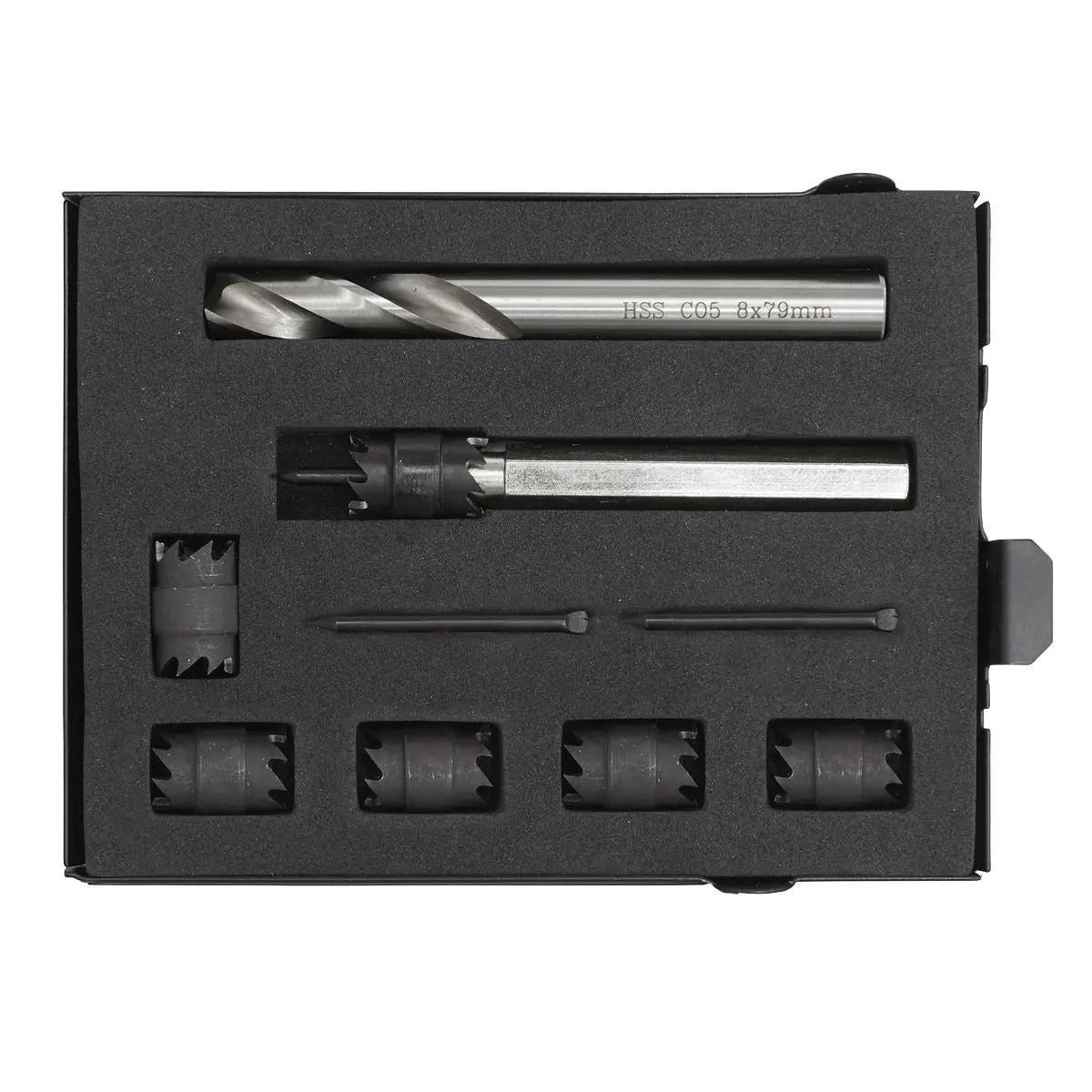 Sealey Spot Weld Cutter & Drill Bit Set 9pc Ø10mm - Image 2