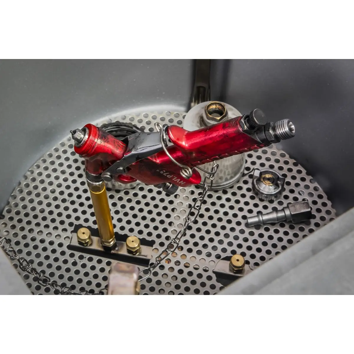 Sealey Spray Gun Cleaning Tank 1 Gun Capacity - Image 6