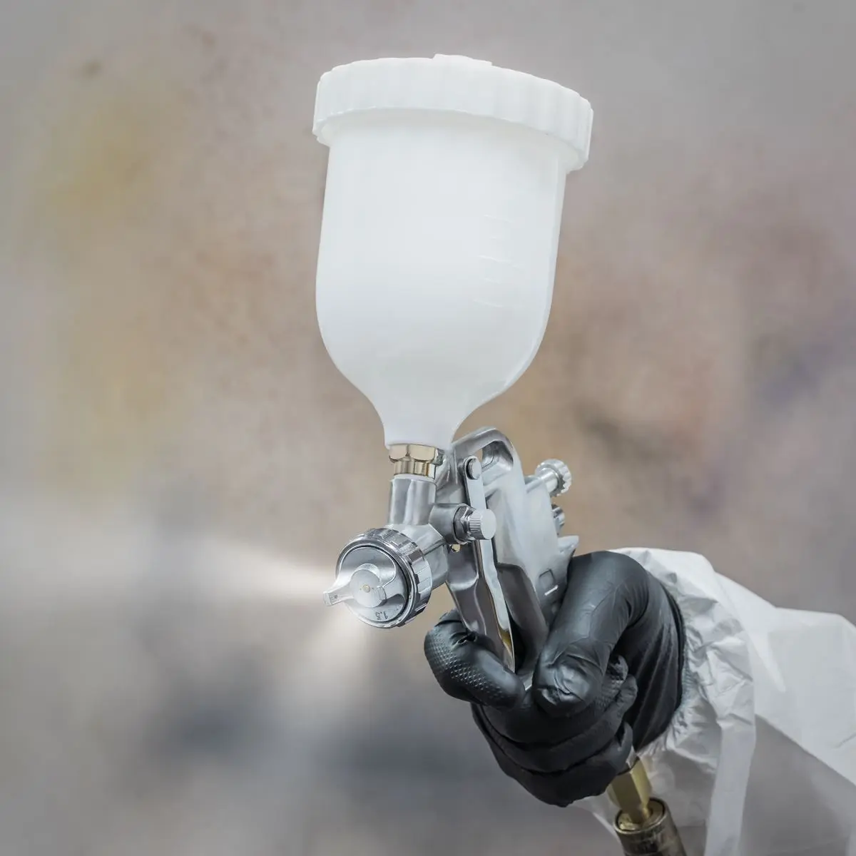 Sealey Spray Gun Gravity Feed 1.5mm Set-Up - Image 8