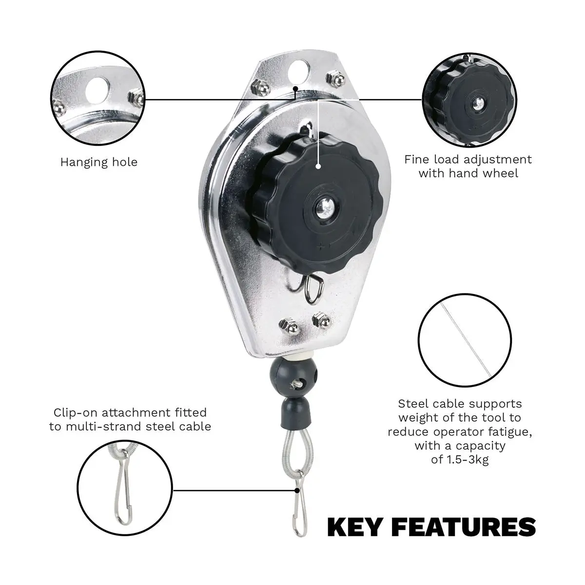Sealey Spring Balancer 1.5-3kg Capacity - Image 2