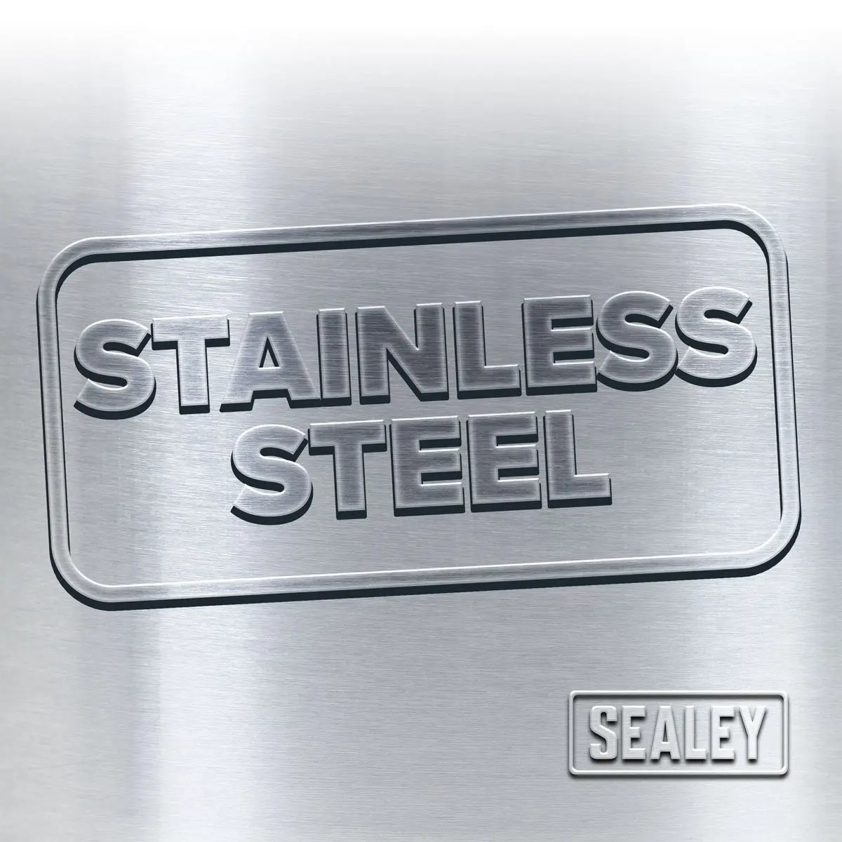 Sealey Stainless Steel Bucket Trowel - Rubber Handle - 180mm - Image 3