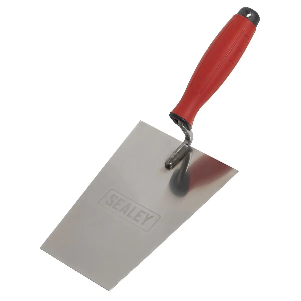 Sealey Stainless Steel Bucket Trowel - Rubber Handle - 180mm - Image 7