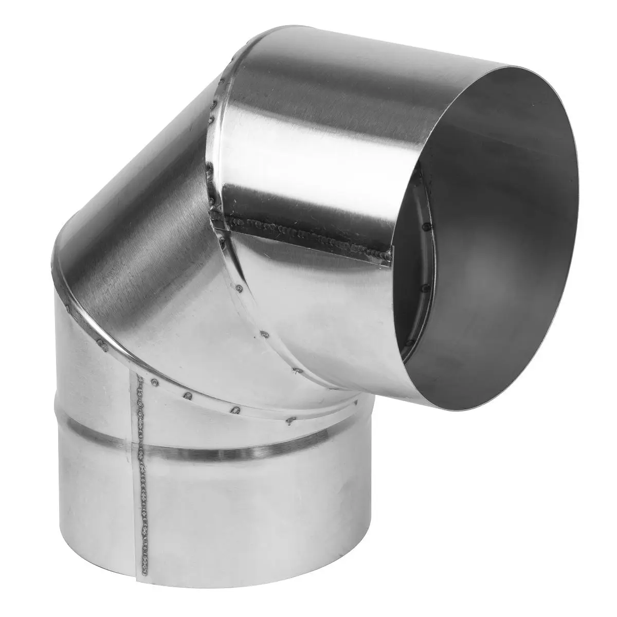 Sealey Stainless Steel Exhaust Flue 90° Bend for ABI600 & ABI1000 120mm - Image 2