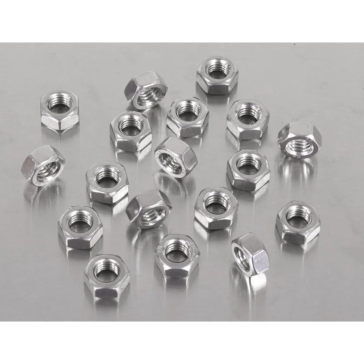 Sealey Stainless Steel Full Nut Din 934 – M8 x 1.25 pitch - Pack of 100 - Image 2