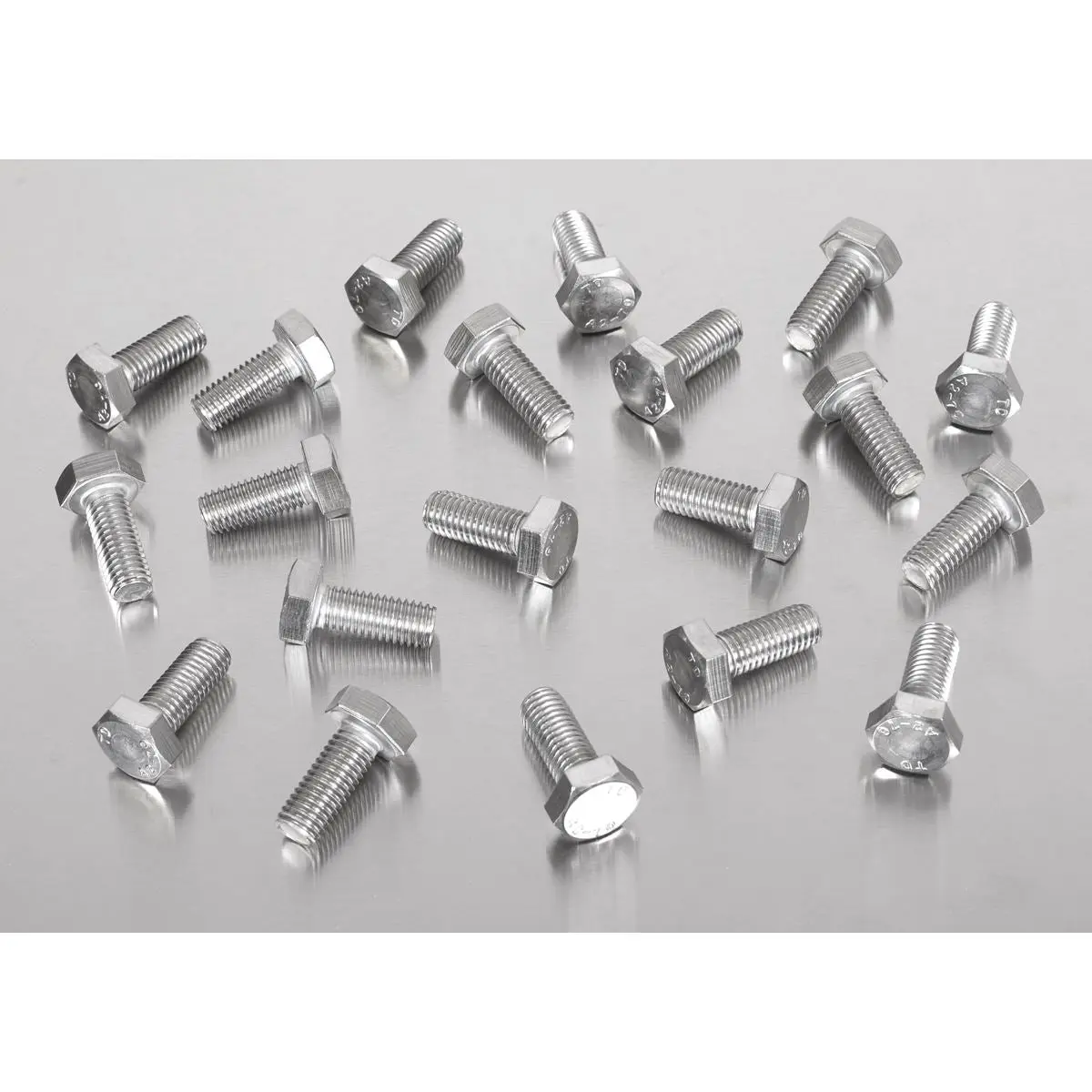 Sealey Stainless Steel Hex Head Set Screw DIN 933 - M10 X 25 A2 - Pack of 25 - Image 2