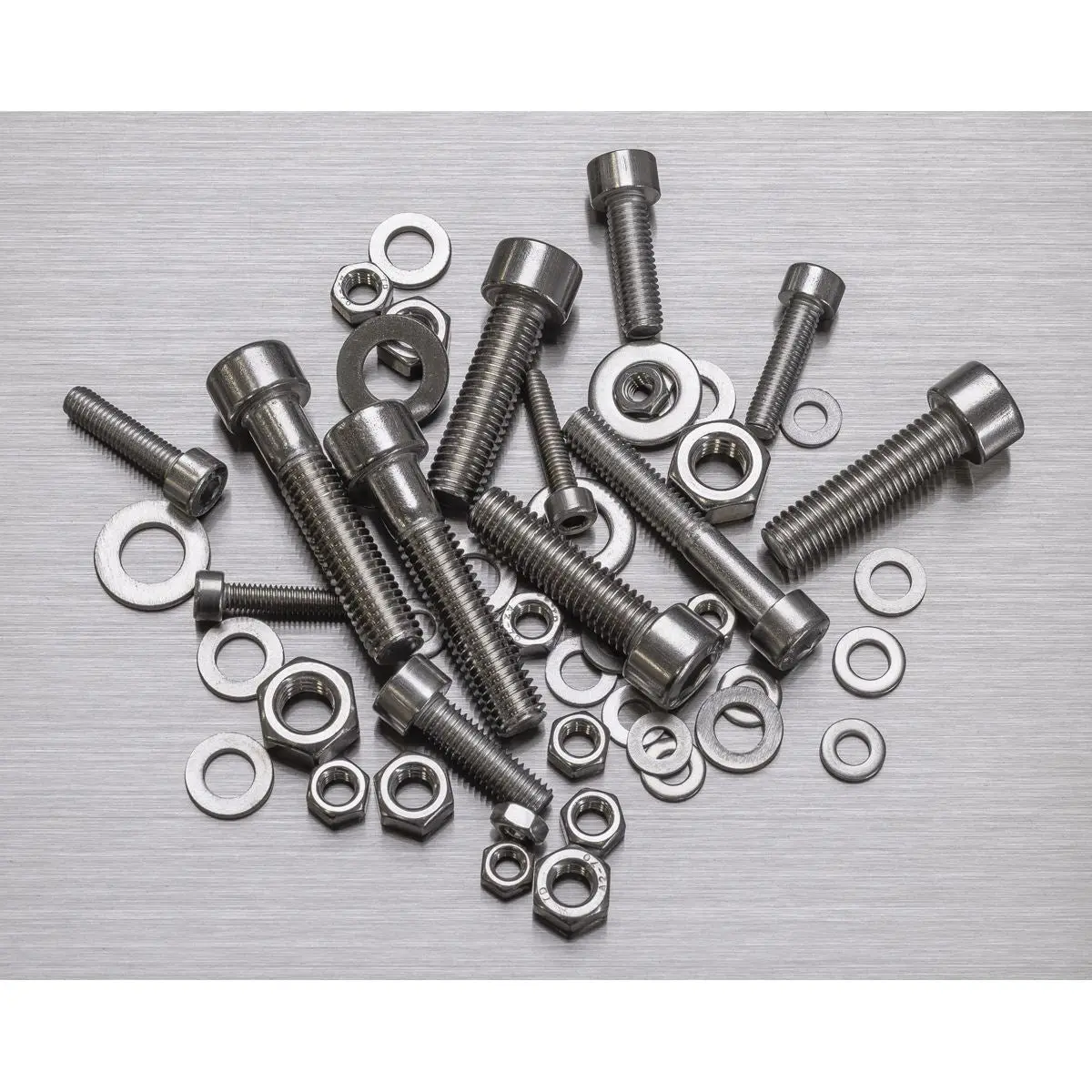 Sealey Stainless Steel Hex Socket Bolt, Washer & Nut Assortment 710pcs - Image 6