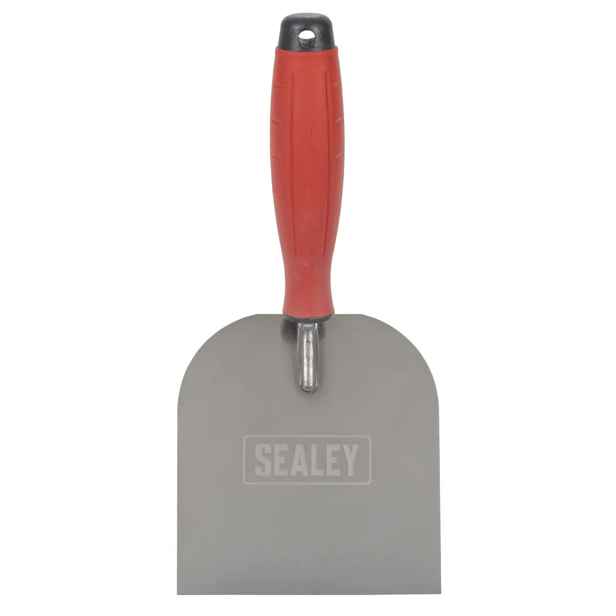 Sealey Stainless Steel Margin Trowel - Rubber Handle - 120mm - Image 4