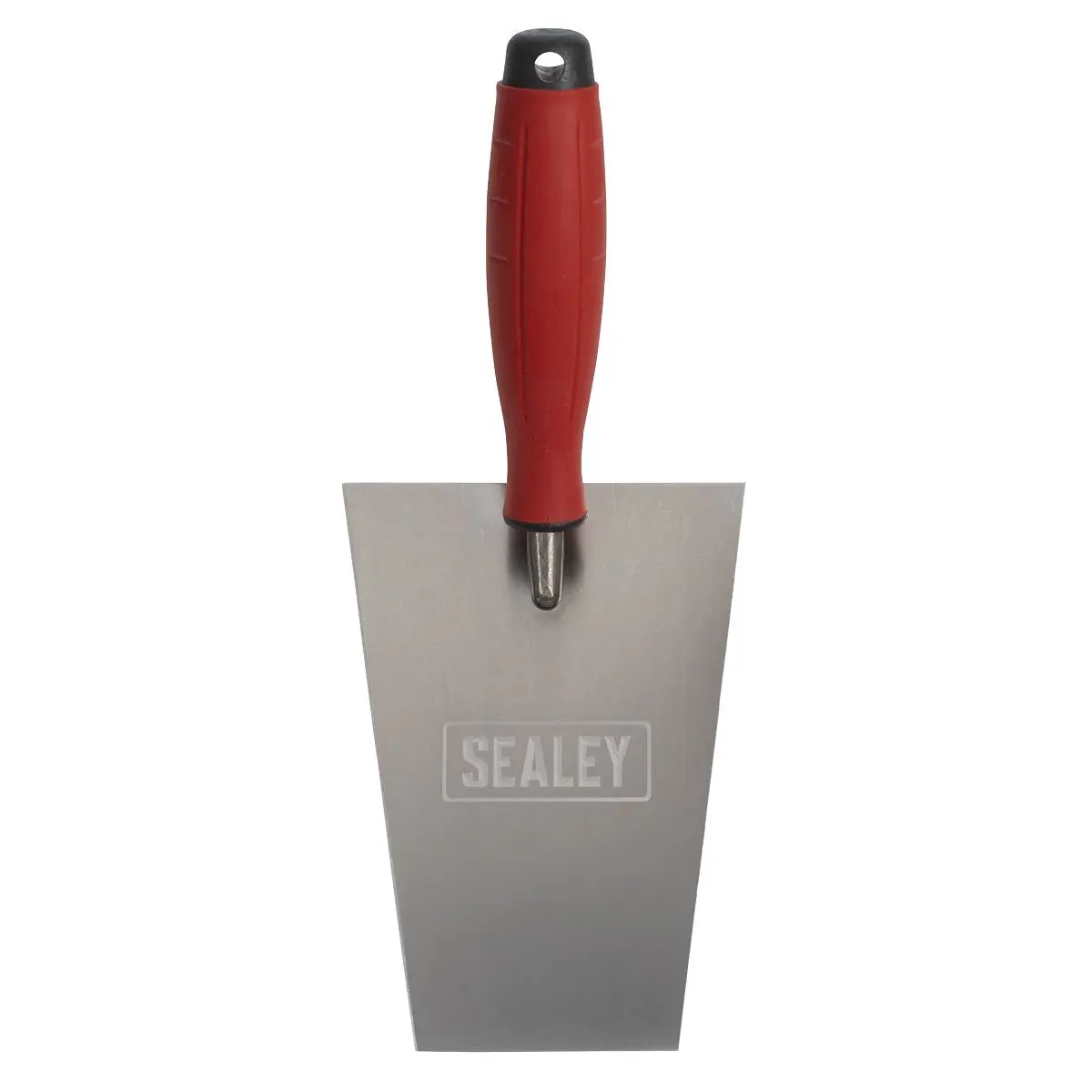 Sealey Stainless Steel Masonry Trowel - Rubber Handle - 160mm - Image 3