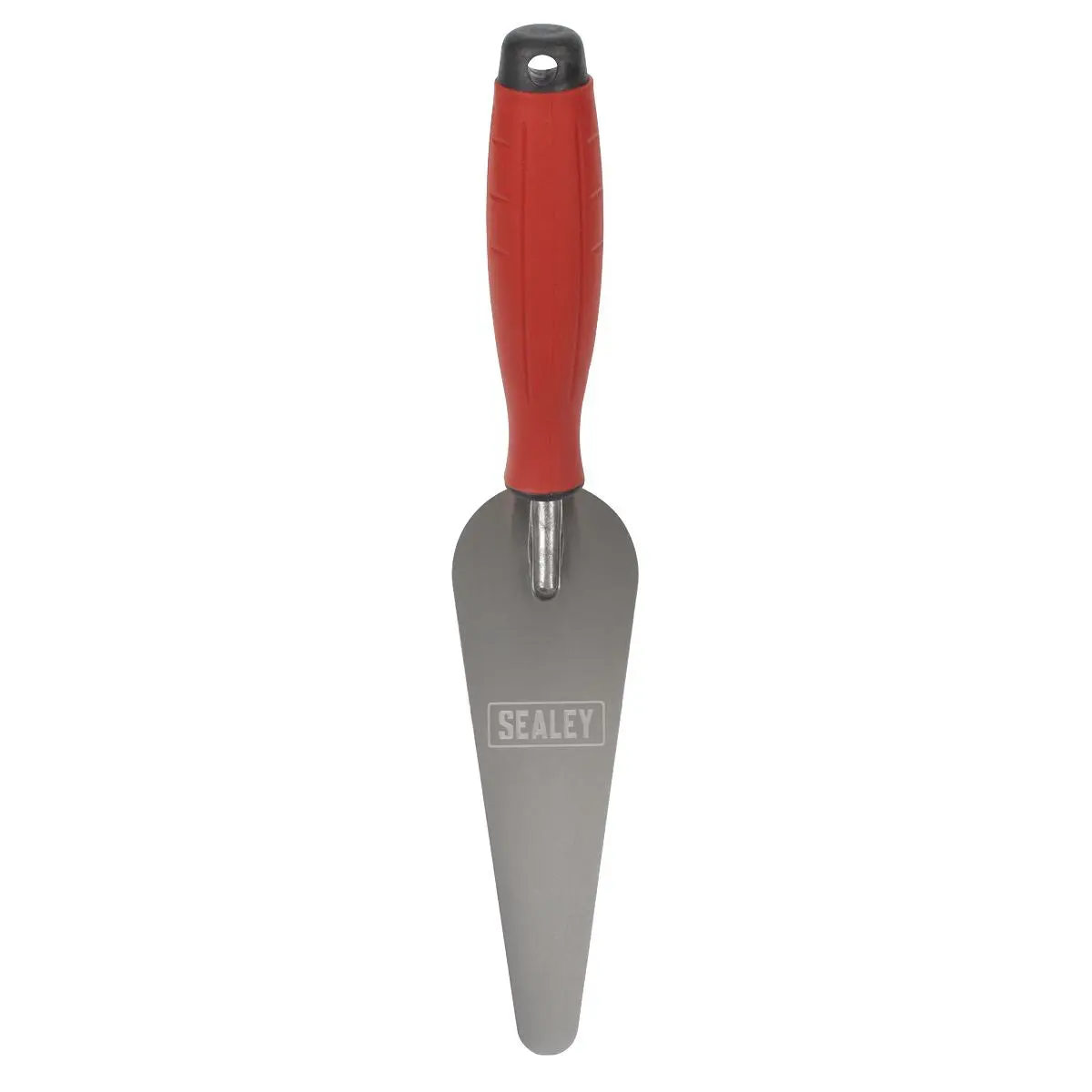 Sealey Stainless Steel Narrow Gauging Trowel - Rubber Handle - 160mm - Image 3