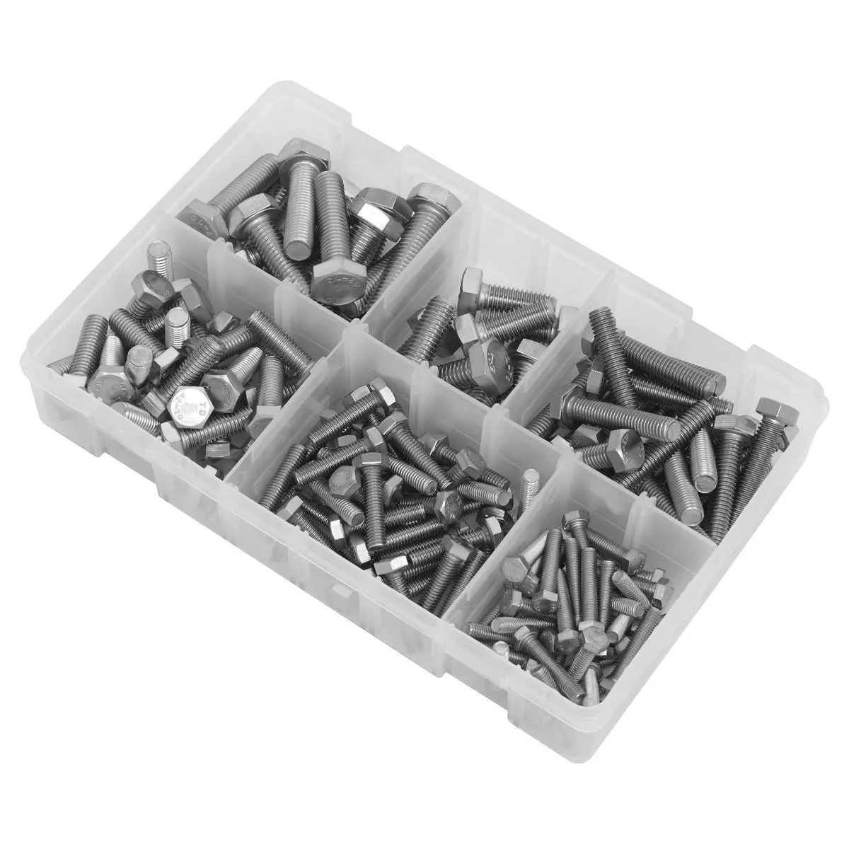Sealey Stainless Steel Setscrew Assortment 150pc M5-M10 - Image 5