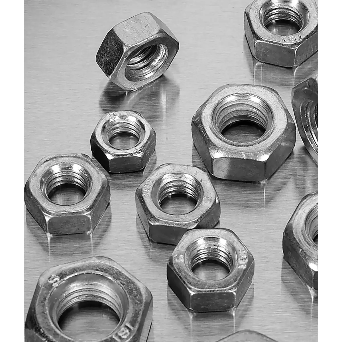 Sealey Steel Nut Assortment 320pc 1/4"-1/2"UNC - Image 3