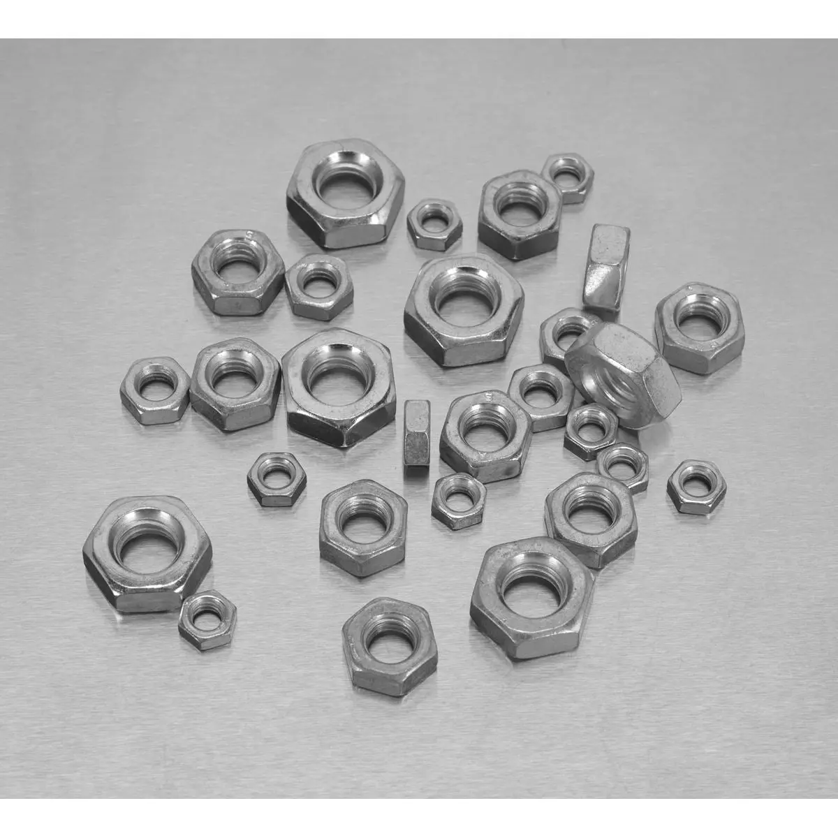 Sealey Steel Nut Assortment 370pc M5-M10 Metric - Image 2