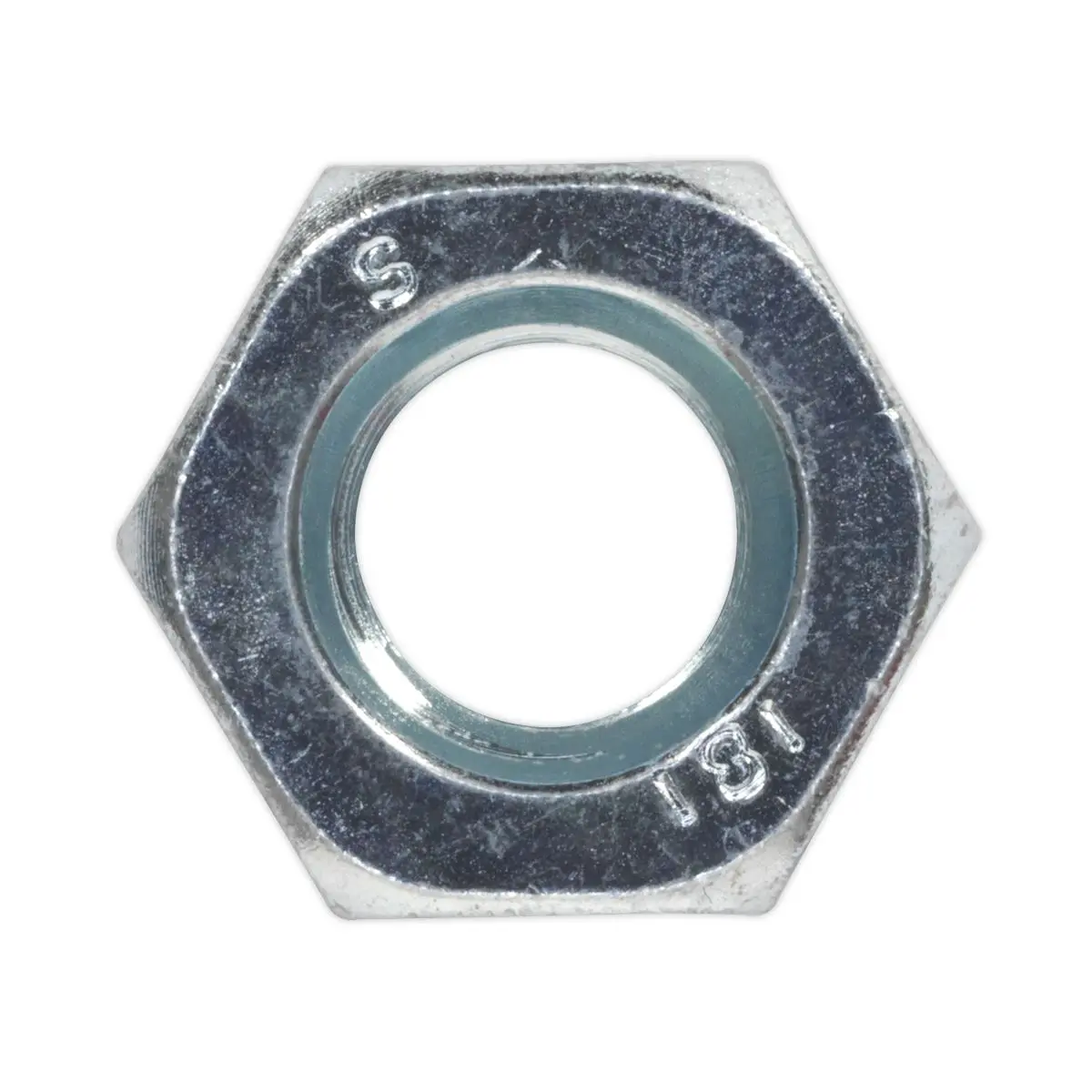 Sealey Steel Nut DIN 934 - M10 Zinc Pack of 100 - Image 3
