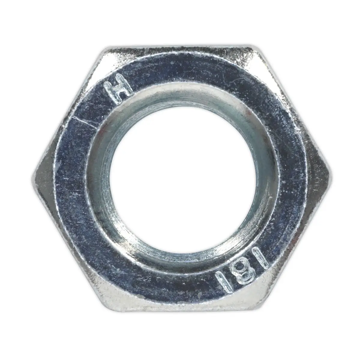 Sealey Steel Nut DIN 934 - M14 Zinc Pack of 25 - Image 3