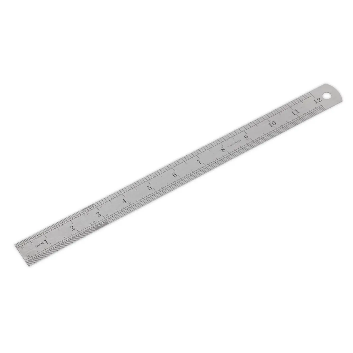 Sealey Stainless Steel Rule 12" (300mm) - Image 2
