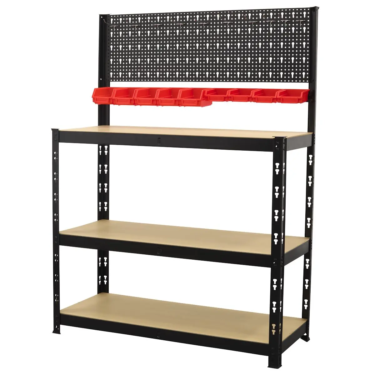 Sealey Steel Workbench with Pegboard 1m - Image 7