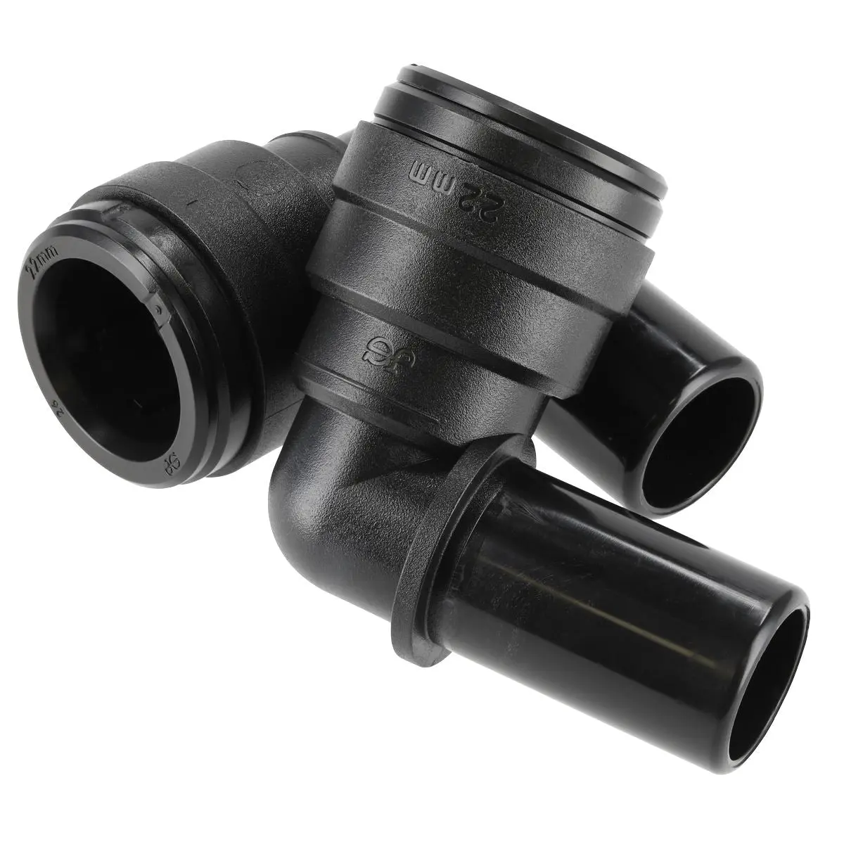 John Guest Stem Elbow 22mm Pack of 2 (John Guest Speedfit® - PM222222E) - Image 3